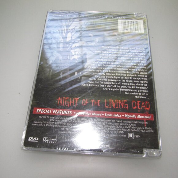 Night of the Living Dead – Classic Collector’s Edition DVD – SEALED! - Picture 2 of 3
